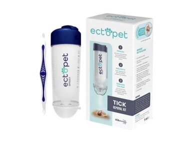Erkių šalinimo priemonė šunims ir katėms, Ectopet Tick Remover 9 ml, 60 dozių