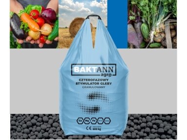 Granuliuotas trašos su „Bacillus" genties bakterijomis BAKTANN, 600 kg