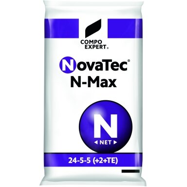 NovaTec® N-Max 24-5-5 (+2+TE) stabilizuoto azoto NPK trąšos, 25 kg