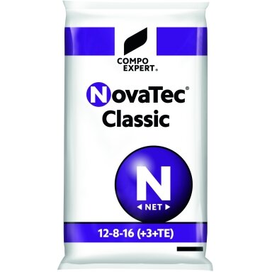 NovaTec® Classic 12-8-16 (+3+TE) kompleksinės NPK trąšos, 25 kg