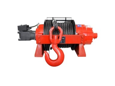 Hidraulinė gervė HUSAR WINCH BST H 35000 lbs, 15 875 kg, su 50 m plieniniu lynu