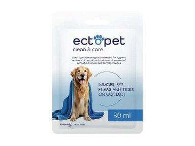 Ectopet Clean&Care valomoji vonelė šunų ir kačių kailio bei odos priežiūrai