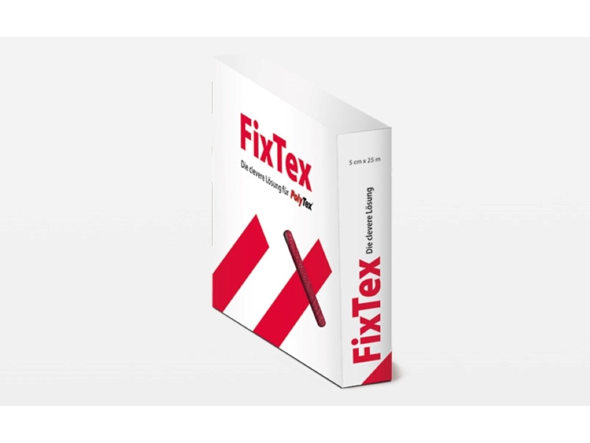 Tvirtinimo fiksavimo juosta su lipukais FixTex 5сm/25m Tvirtinimo fiksavimo juosta su lipukais FixTex 5сm/25m