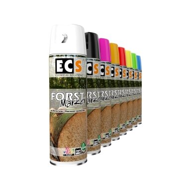 FOREST-Marker ženklinimo dažai miškui, neoninė raudona, 12 vnt., 500 ml